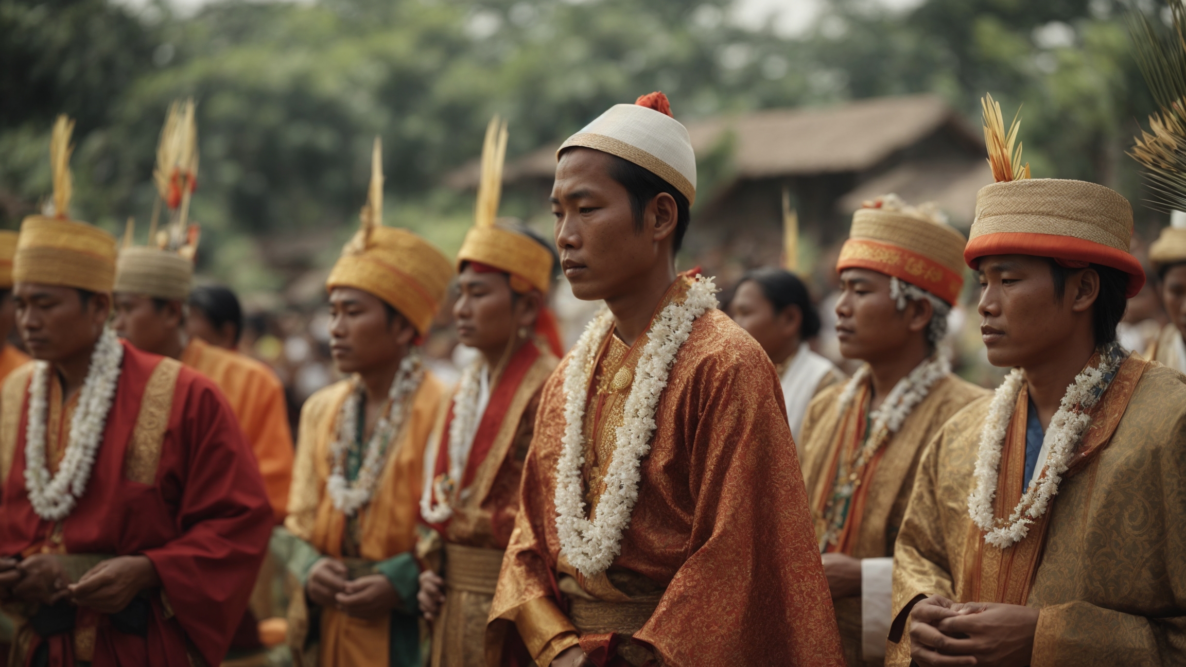 Upacara kebudayaan tradisional dengan pengaruh agama